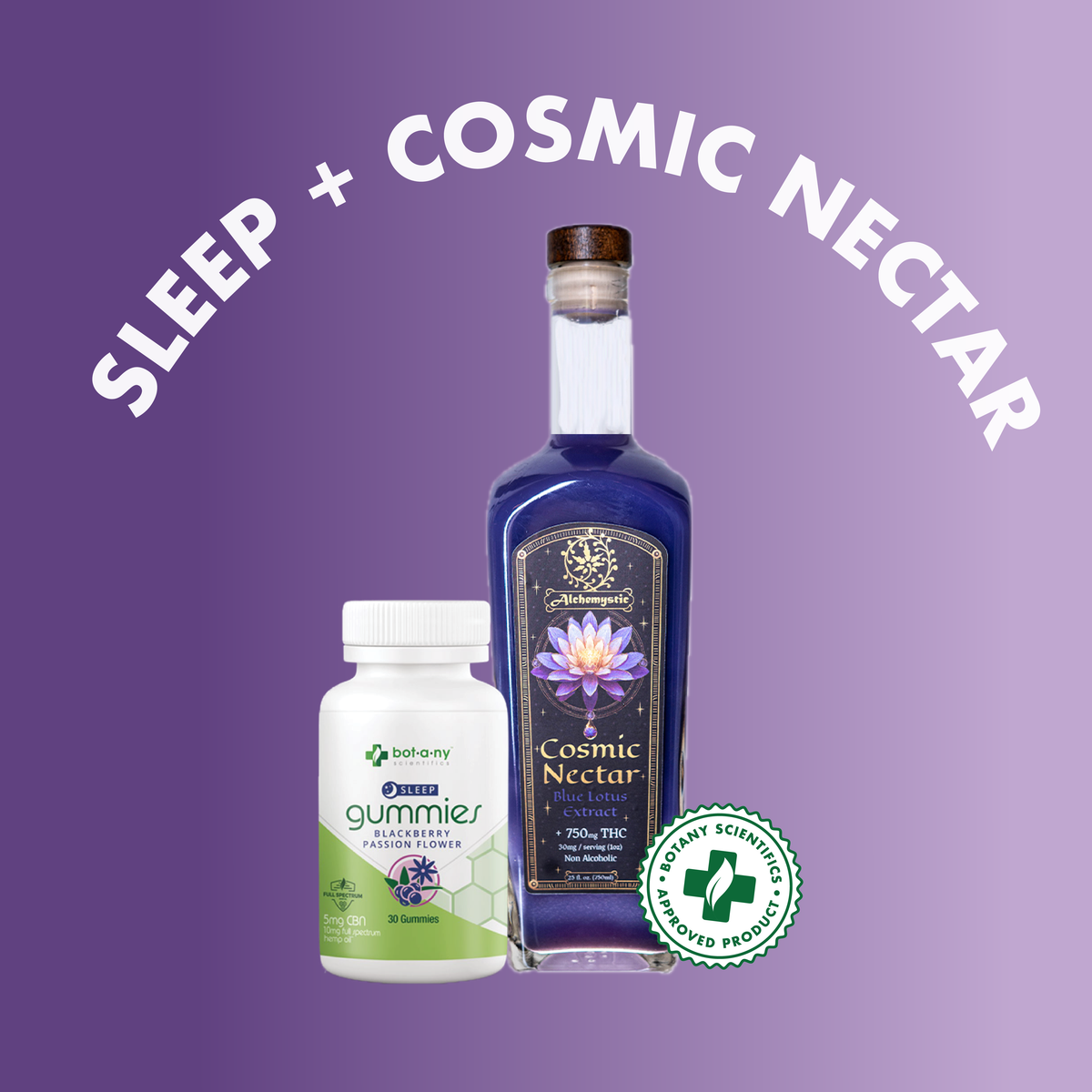 Sleep Gummy + Cosmic Nectar with THC