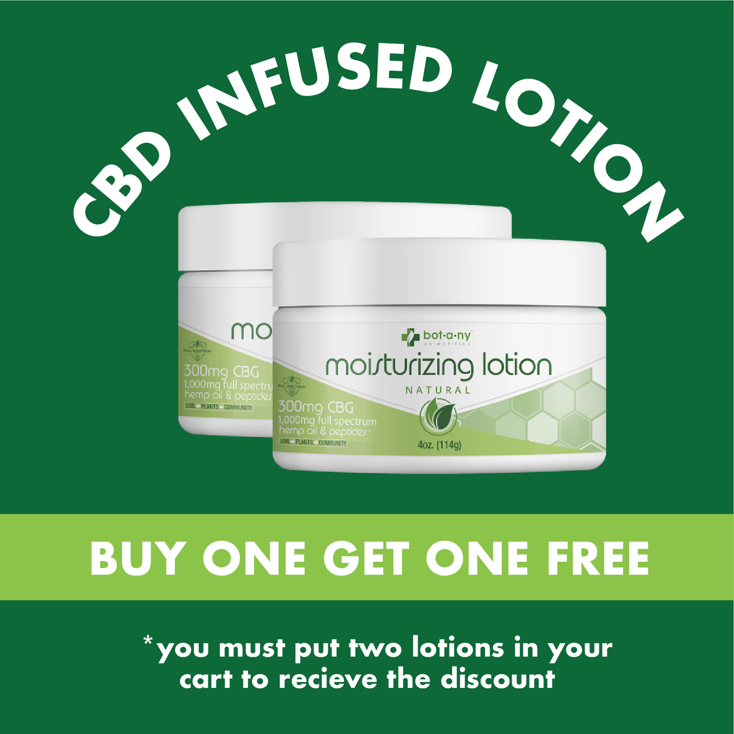 LOTION - Moisturizing Natural 1000mg