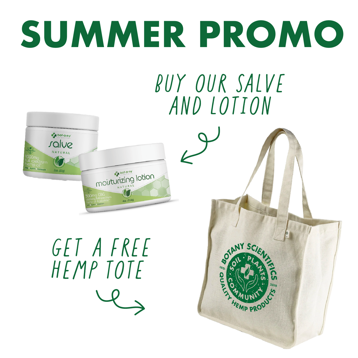 Summer Special Kit - FREE 100% Hemp Tote